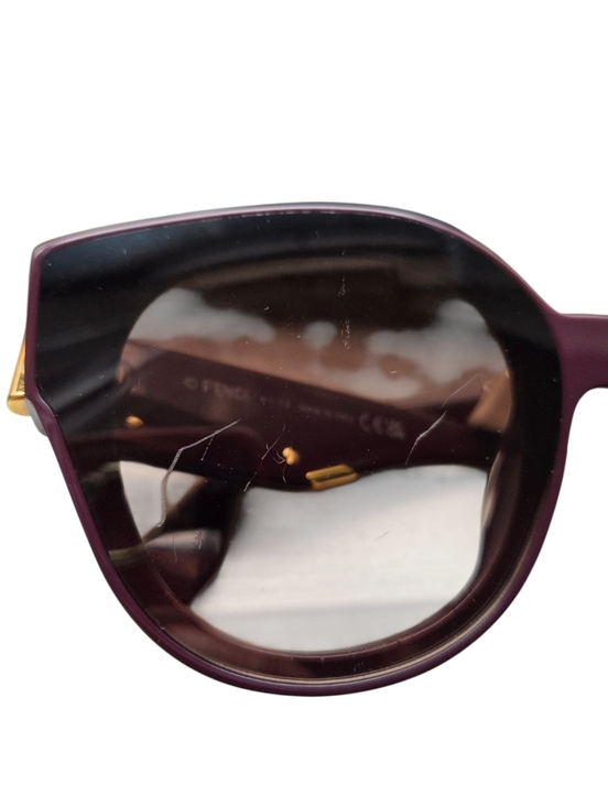 Fendi Purple Oversized Cat Eye Sunglasses main image 7